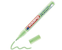 edding 751 creative Glanzlack-Marker pastellgrün, Rundspitze 1-2 mm
