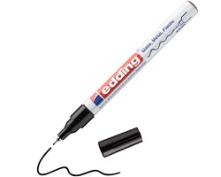 edding 780 creative Glanzlack-Marker schwarz, Rundspitze 0,8 mm