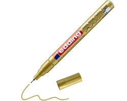 edding 780 creative Glanzlack-Marker gold, Rundspitze 0,8 mm