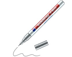 edding 780 Lackmarker silber, Rundspitze 0,8 mm