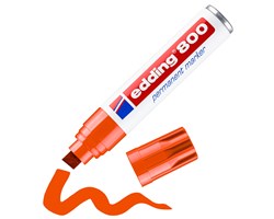 edding 800 Permanentmarker orange, Keilspitze 4-12 mm