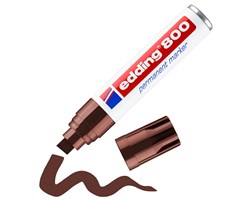 edding 800 Permanentmarker braun, Keilspitze 4-12 mm