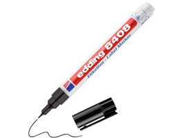 edding 8408 Wäsche-Markier-Set schwarz, Rundspitze 0,75 mm