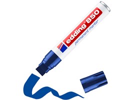 edding 850 Permanentmarker blau, Keilspitze 5-15 mm