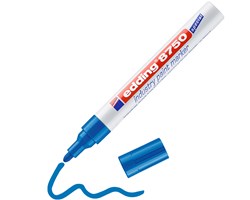 edding 8750 Industrie Lackmarker blau, Rundspitze 2-4 mm