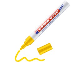 edding 8750 Industrie Lackmarker gelb, Rundspitze 2-4 mm