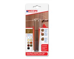 edding 8901 Möbel-Reparatur-Wachs-Set nussbaum