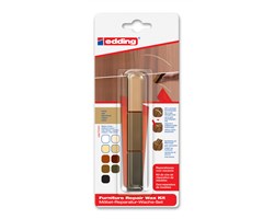 edding 8901 Möbel-Reparatur-Wachs-Set eiche