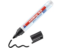 edding 95 Glasmarker schwarz, Rundspitze 1,5-3mm
