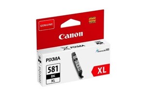 Canon CLI-581XLBK, Tintenpatrone, schwarz, hohe Füllmenge, 8,3 ml, für ca. 2780 Seiten
