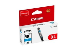 Canon CLI-581XLC, Tintenpatrone, cyan, hohe Füllmenge, 8,3 ml, für ca. 520 Seiten