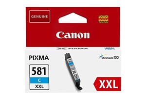 Canon CLI-581XXLC, Tintenpatrone, cyan, extra hohe Füllmenge, 11,7 ml, für ca. 820 Seiten