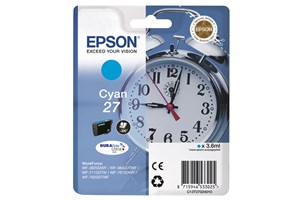 Epson 27 Tintenpatrone, cyan, 3,6 ml, 350 Seiten