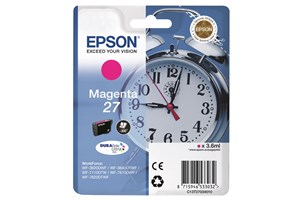 Epson 27 Tintenpatrone, magenta, 3,6 ml, 350 Seiten