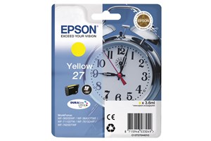 Epson 27 Tintenpatrone, yellow, 3,6 ml, 350 Seiten