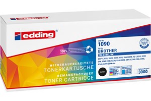edding Tonerkassette, schwarz, für ca. 3000 Seiten, ersetzt Brother TN-248XLBK