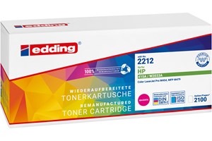 edding Toner, Magenta, 2.100 Seiten, ersetzt HP 415A (W2033A)