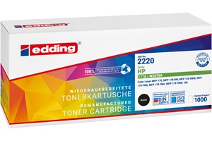 edding Tonerkassette, schwarz, für ca. 1000 Seiten, ersetzt HP 117A (W2070A)