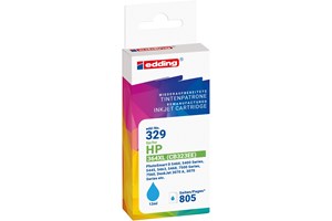 edding Tintenpatrone, cyan, 12 ml, ersetzt HP364XL (CB323EE)