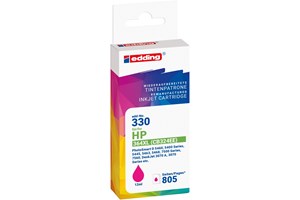 edding Tintenpatrone, magenta, 12 ml, ersetzt HP364XL (CB324EE)