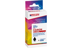 edding Tintenpatrone, schwarz, 22 ml, ersetzt Canon PG-540XL