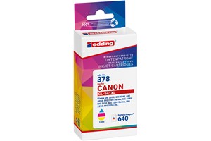 edding Tintenpatrone, dreifarbig, 18 ml, ersetzt Canon CLI-541XL