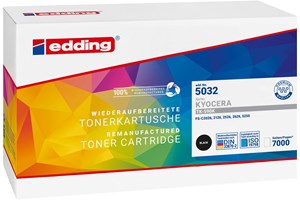 edding Tonerkassette, schwarz, 7000 Seiten, kompatibel zu Kyocera TK-590K