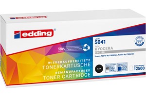 edding Tonerkassette, schwarz, 12500 Seiten, kompatibel zu Kyocera TK-3160