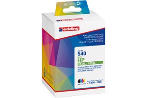 edding Tintenpatronen Multipack, schwarz, cyan, magenta, yellow, 1x 50 ml + 3x 12 ml, ersetzt HP 934/935XL
