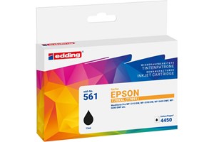 edding Tintenpatrone, Schwarz, 73 ml, ersetzt Epson T78XXL (T7891)