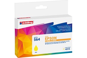 edding Tintenpatrone, Gelb, 38 ml, ersetzt Epson T78XXL (T7894)
