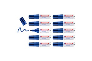 edding 0.5 Permanentmarker blau 10er Pack, Rundspitze 1,5-3 mm (EAN 4004764870004)
