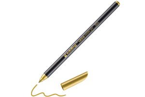 edding 1200 Fasermaler metallic gold, Rundspitze 1-3 mm (EAN 4004764926145)