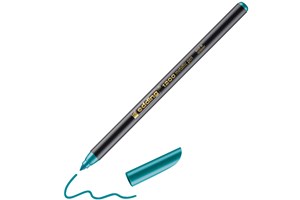 edding 1200 Fasermaler metallic grün metallic, Rundspitze 1-3 mm (EAN 4004764926237)