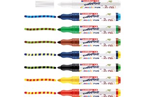 edding 13 FUNTASTICS MAGIC FUN Kinderfasermaler 8er Set sortiert, Rundspitze 3 mm (EAN 4004764955718)