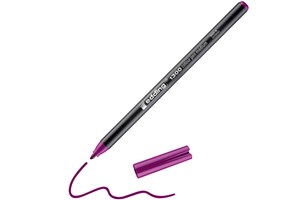 edding 1300 Fasermaler rot-violett, Rundspitze 2 mm (EAN 4004764289097)