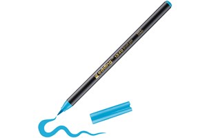 edding 1340 Pinselstift azure-blau, Pinselspitze 1-3 mm (EAN 4057305000583)