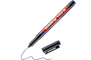 edding 140 S Permanenter Folienschreiber blau, Rundspitze 0,3 mm (EAN 4004764001682)
