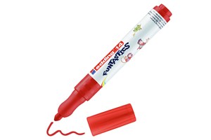 edding 14 FUNTASTICS Kinderfasermaler Rot, Rundspitze 3 mm (EAN 4004764931040)