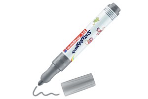 edding 14 FUNTASTICS Kinderfasermaler grau, Rundspitze 3 mm (EAN 4004764943302)