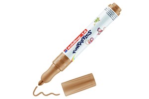 edding 14 FUNTASTICS Kinderfasermaler ocker, Rundspitze 3 mm (EAN 4004764943333)