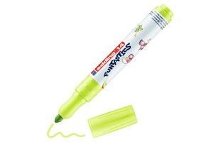 edding 14 FUNTASTICS Kinderfasermaler Gelbgrün, Rundspitze 3 mm (EAN 4004764943456)