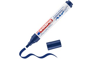 edding 1455 Kalligrafiemarker mit flexibler Spitze stahlblau, Kalligrafie Spitze 1-5 mm (EAN 4004764927135)