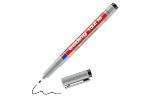 edding 152 M Non-permanenter Folienschreiber schwarz, Rundspitze 1 mm (EAN 4004764058938)