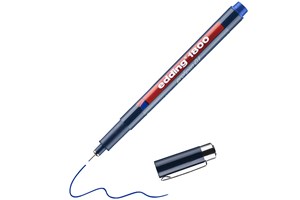 edding 1800 Präzisionsfeinschreiber blau, Kunststoffspitze 0,25 mm (EAN 4004764043873)