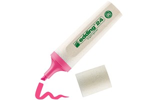 edding 24 EcoLine Textmarker rosa, Keilspitze 2-5 mm (EAN 4004764917631)