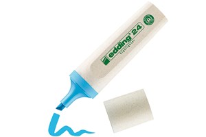edding 24 EcoLine Textmarker hellblau, Keilspitze 2-5 mm (EAN 4004764917662)