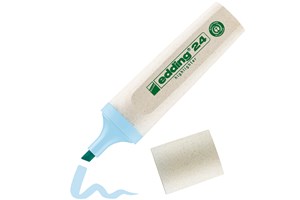 edding 24 EcoLine Pastell Textmarker blau, Keilspitze 2-5 mm (EAN 4057305047922)