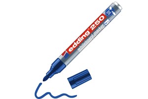 edding 250 Whiteboardmarker blau, Rundspitze 1,5-3 mm (EAN 4004764012930)