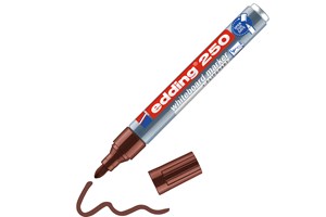 edding 250 Whiteboardmarker braun, Rundspitze 1,5-3 mm (EAN 4004764012978)
